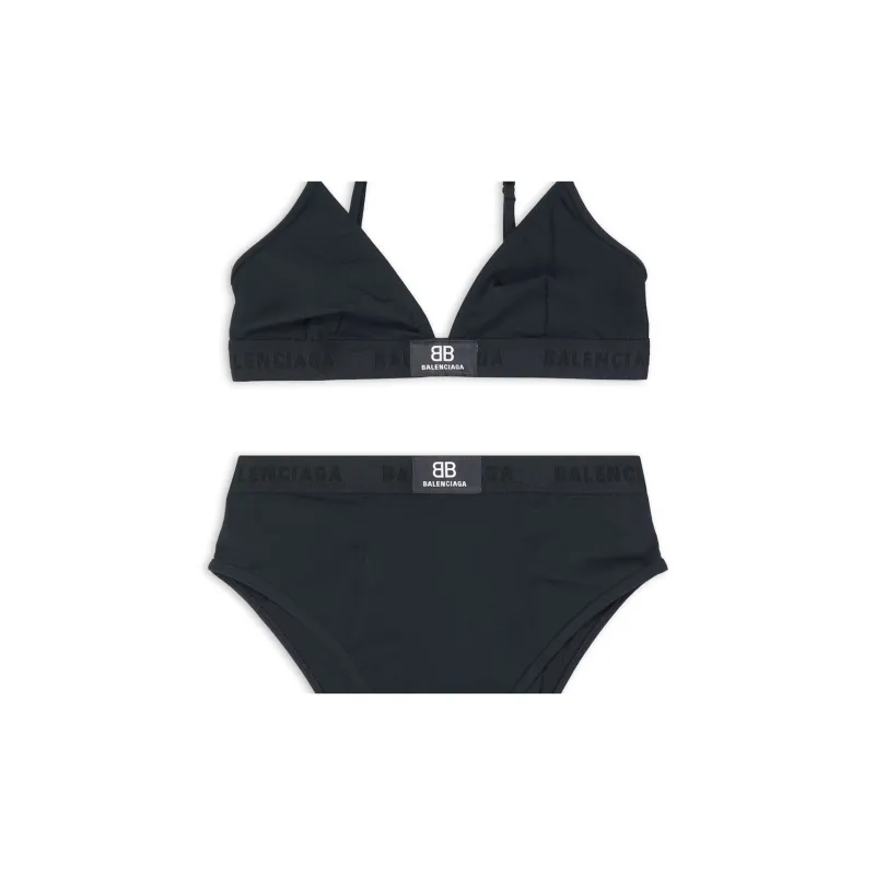 Balenciaga SS23 Underwear Set Women's Black-3