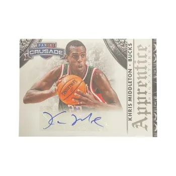 PANINI Khris Middleton 2013 14 Bucks Signature Card Large Scale Star Card Pass Sports Cards 1 Pc
