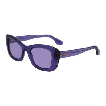 Victoria Beckham Acetate Butterfly Sunglasses Women's Purple