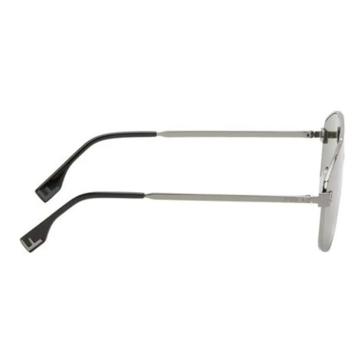 FENDI Metal Aviator Sunglasses Men's Green-2