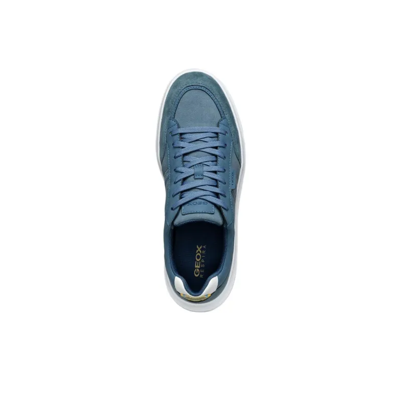 GEOX Merediano Anti-Slip Wear-Resistant Low-Top Casual Shoes Men's Blue-4