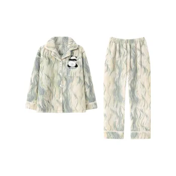 WANANNI Pajama Set Women's Light Green