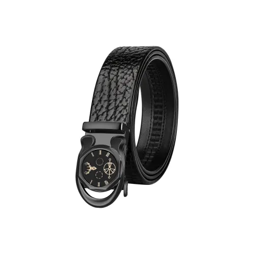 CATELLES Top Grain Cow Leather Leather Belts Men's 3.5cm