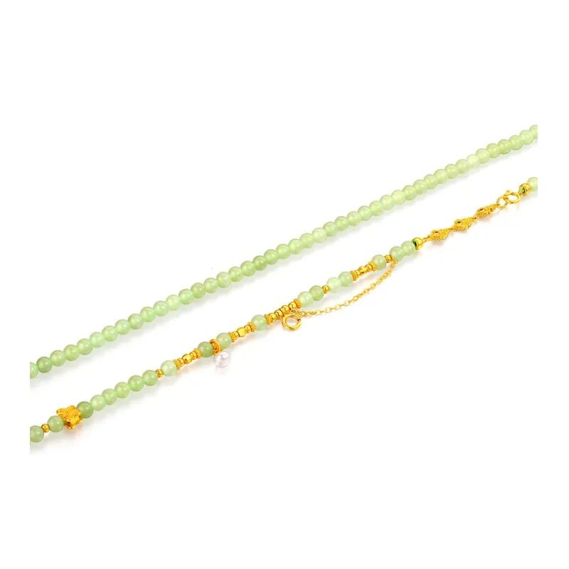 Mokinggran Hetian Jade Necklaces Green Jade Women's-1