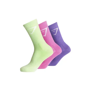 GYMSHARK Mid-Calf Socks Unisex 3 Pack