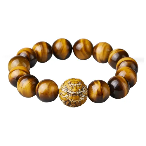 Moonstone Edge Tiger's Eye Stone Bracelets Unisex