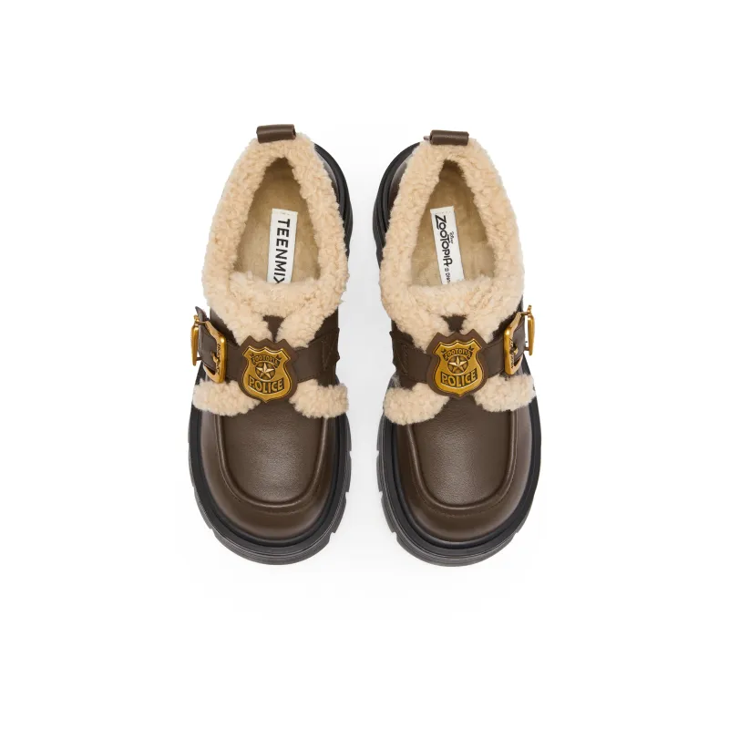 FENGKUANGDONGWUCHENG x Teenmix Zootopia Comic Leg Mary Jane Loafers 7cm Women's-22