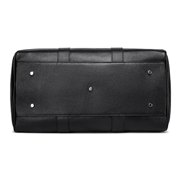 FAIRWHALE Top Grain Cow Leather Travel Bag Regular Men's Black-5