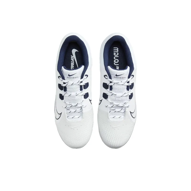 Nike Hyperdiamond 4 Pro White Midnight Navy Wolf Grey Women's-3