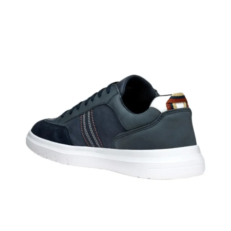 GEOX Merediano Anti-Slip Wear-Resistant Low-Top Casual Shoes Men's Marine Blue-2