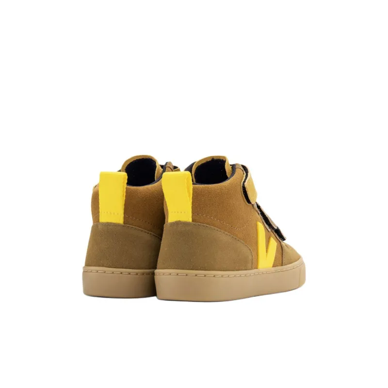 VEJA V-10 High-Top Kids' Skateboarding Shoes Brown Kids'-4