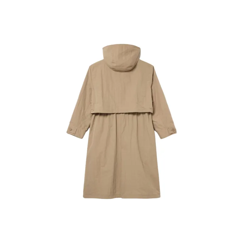 LACOSTE Trench Coat Women's Beige-1
