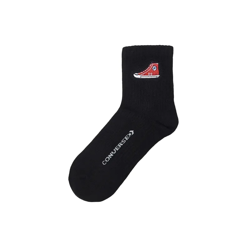 Converse Chuck 70 Mid-Calf Socks Unisex 1 Pack Black-0