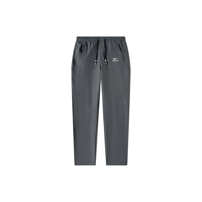 Mizuno Windbreaker Pants Men's Dark Gray With Free Necklaces-1