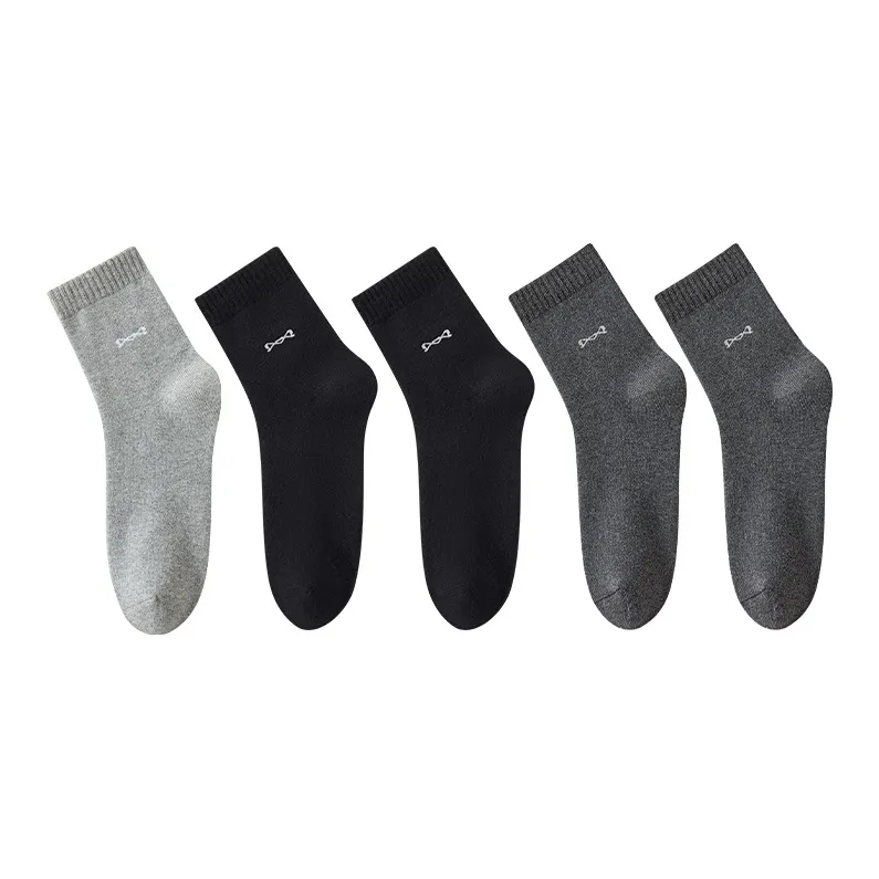 MIIOW Knee High Socks Men's 5 Pack-0