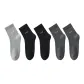 5 Pack (Shopping Bag Included)-Black 2+Dark Gray 2+Light Gray 1