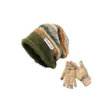 Army Green+Random Color Glove