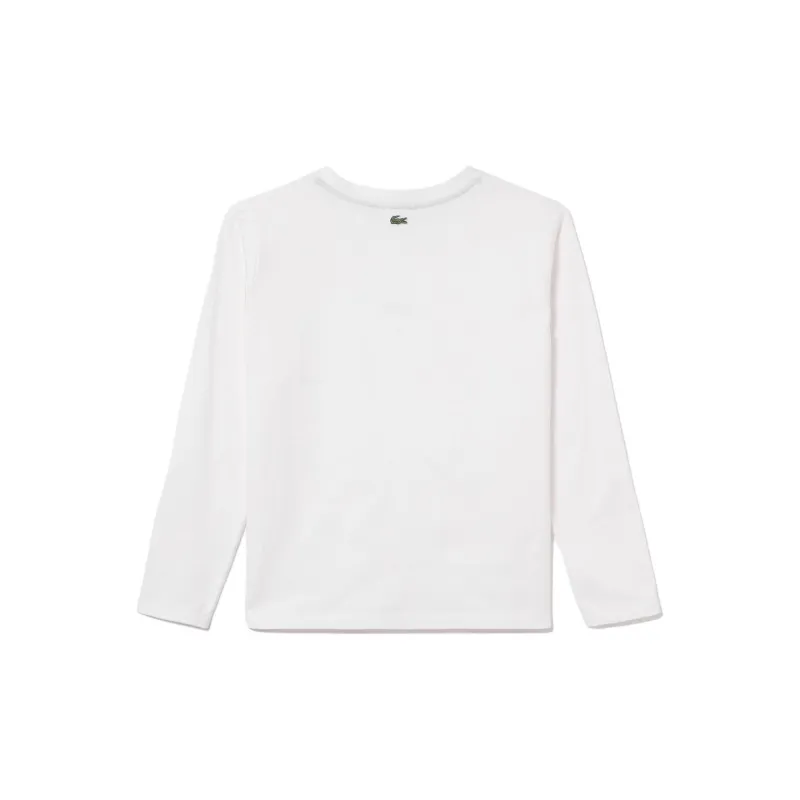 LACOSTE Regular T Shirt Women's White-1