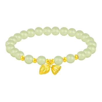 Drunk On The City Hetian Jade Bracelets Green Jade Women's