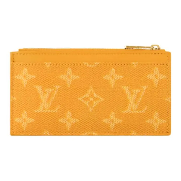 LOUIS VUITTON Coin Card Holder Yellow-0