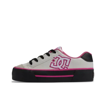 DC Shoes Chelsea Low Top Skateboard Shoes Women's Beige Red