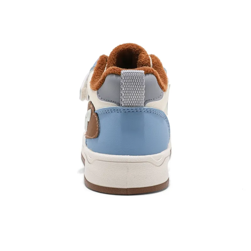 BIG WASP Wear Resistant Lightweight Cushioning Warm Mid Top Kids Lifestyle Shoes Kids'-3