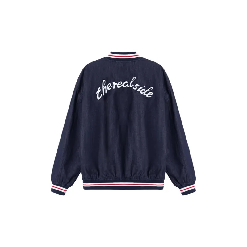 Pnj Baseball Jacket Unisex Denim Blue-1