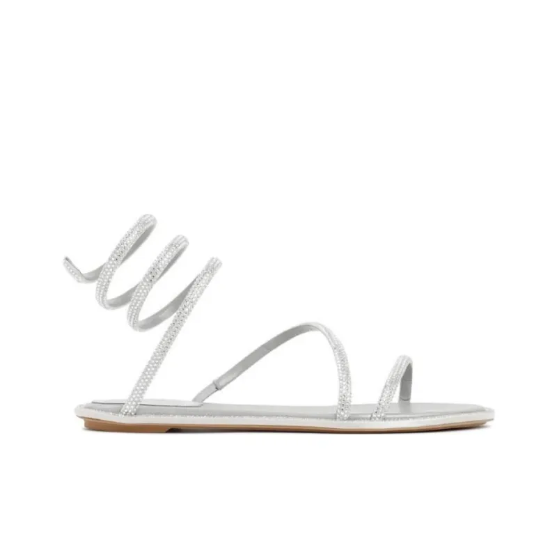 René Caovilla Crystal embellished Flat Sandals-1