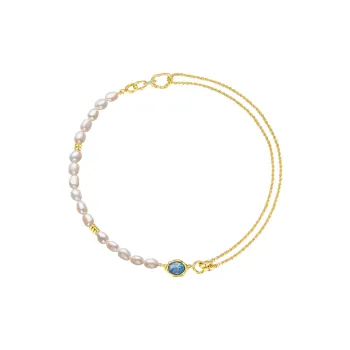 ZEGL Freshwater Pearl Necklaces Women's