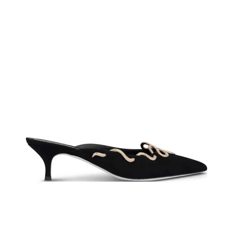 René Caovilla Morgana Embellished 55mm Mules-1