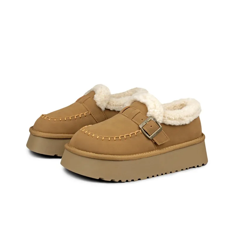 N6N8 Anti-Slip And Wear-Resistant Warm Low-Top Casual Shoes Women's-1