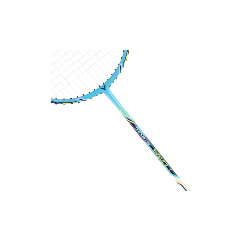 VICTOR Assault TK HWQL Victory Badminton Racket Offensive Hard Head Entry Level Unisex Single Grip White Blue-3