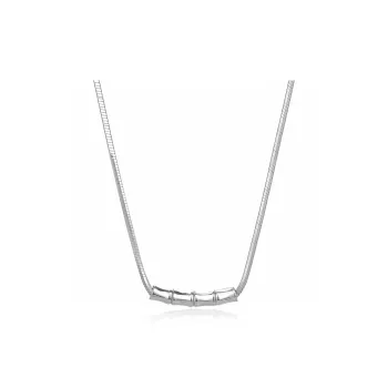 FOREVER MELODY 925 Sterling Silver Necklaces Unisex