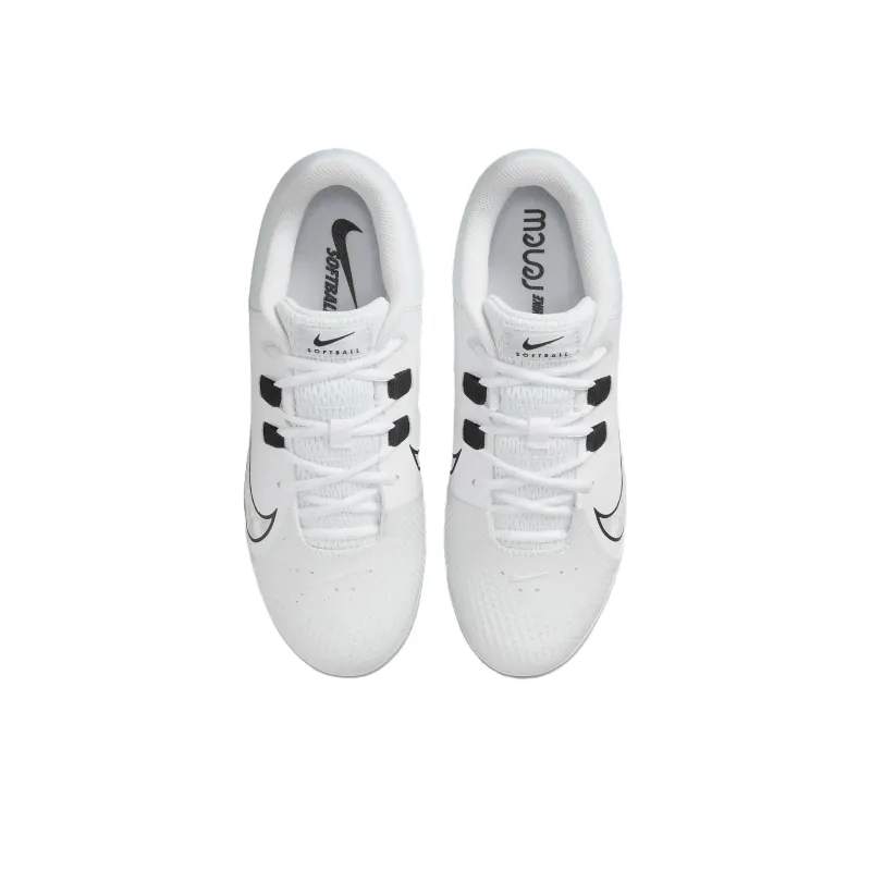 Nike Hyperdiamond 4 Pro White Black Wolf Grey Women's-3