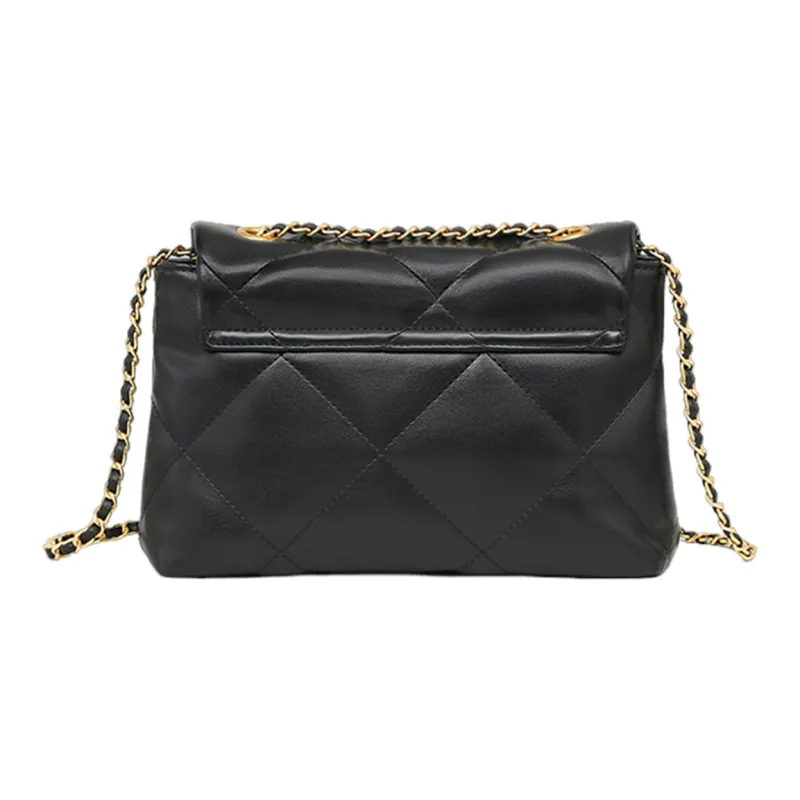 COMELY Synthetic Leather Shoulder Bag Regular Women's Black-5