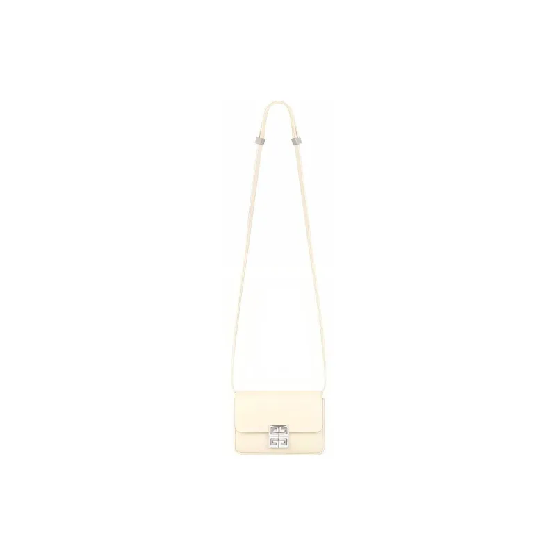 Givenchy 4G Cow Leather Shoulder Bag Crossbody Bag Small Size Women's Ivory White-1