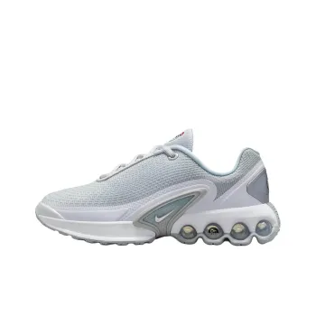 Nike Air Max Dn Durable Breathable Low Top Kids' Running Shoes Silver Gray Teenagers