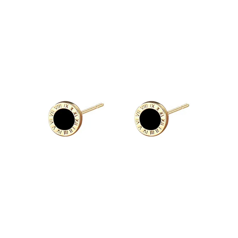 SHK Sterling Silver Stud Earrings Unisex-6