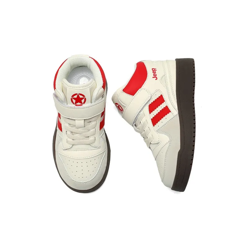 Jeep Kids' Skateboarding Shoes Beige Red Kids'-7