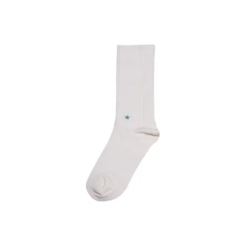 Converse Egglet Mid-Calf Socks Unisex 1 Pack White