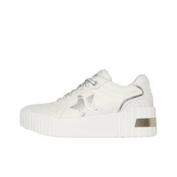 Skechers Anti Slip Wear Resistant Low Top Casual Shoes Women's White