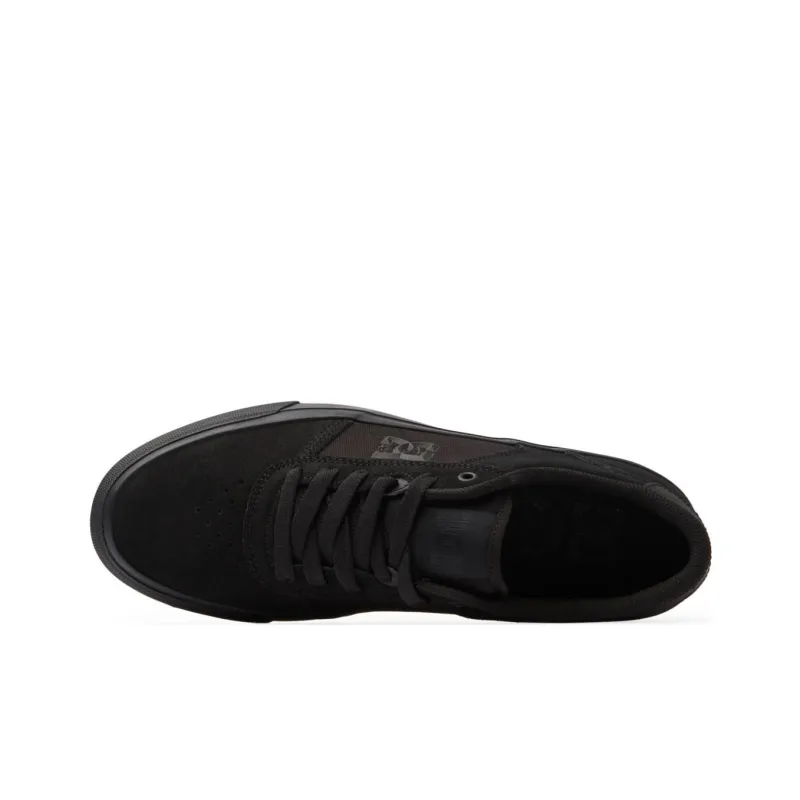 DC Shoes Teknic Low-Top Skateboard Shoes Men's Black-3