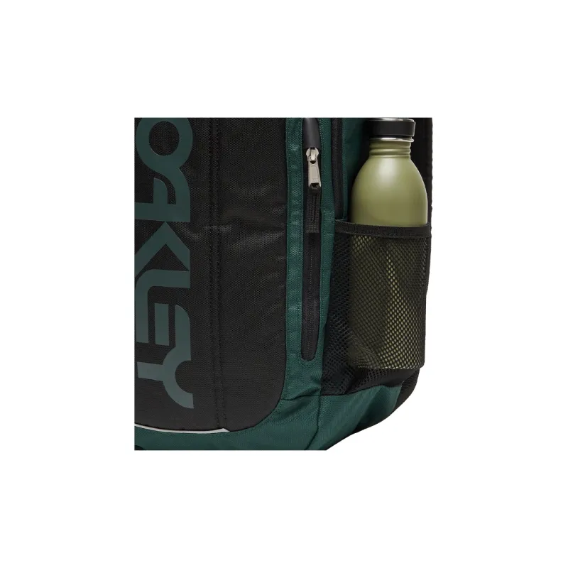 Oakley Polyester Backpack Regular Unisex Black & Green-3