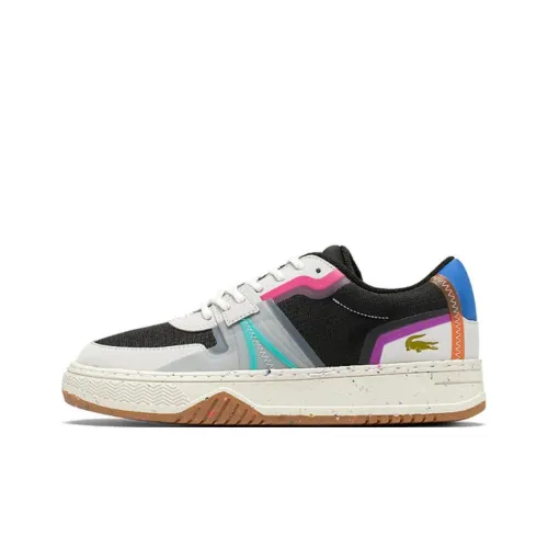 LACOSTE Low Top Skateboard Shoes Women's Black White