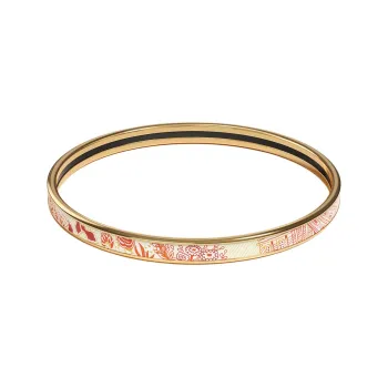 HERMES Gold Plated Bangles Women's Gold