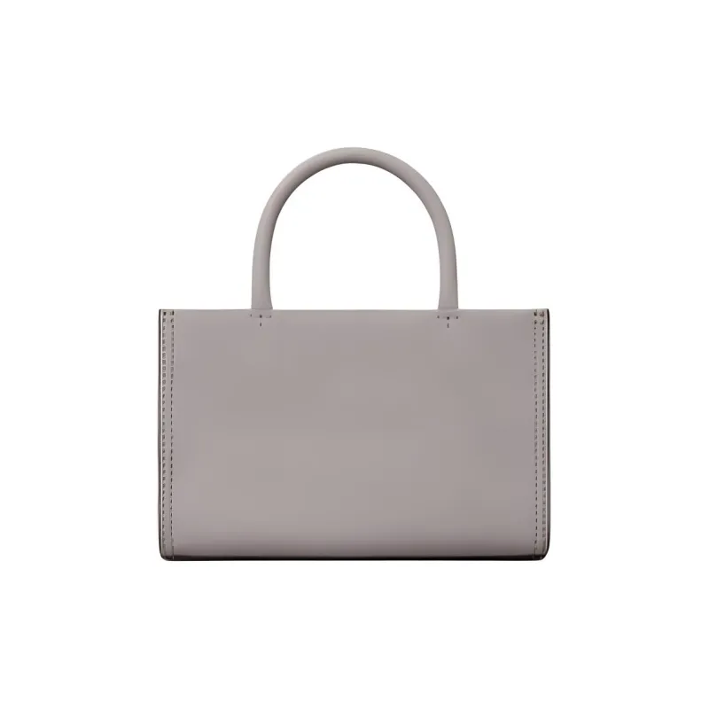 TORY BURCH Ella Synthetic Leather Tote Bag Shopping Bag Shoulder Bag Crossbody Bag Handbag Mini Women's Gray-2