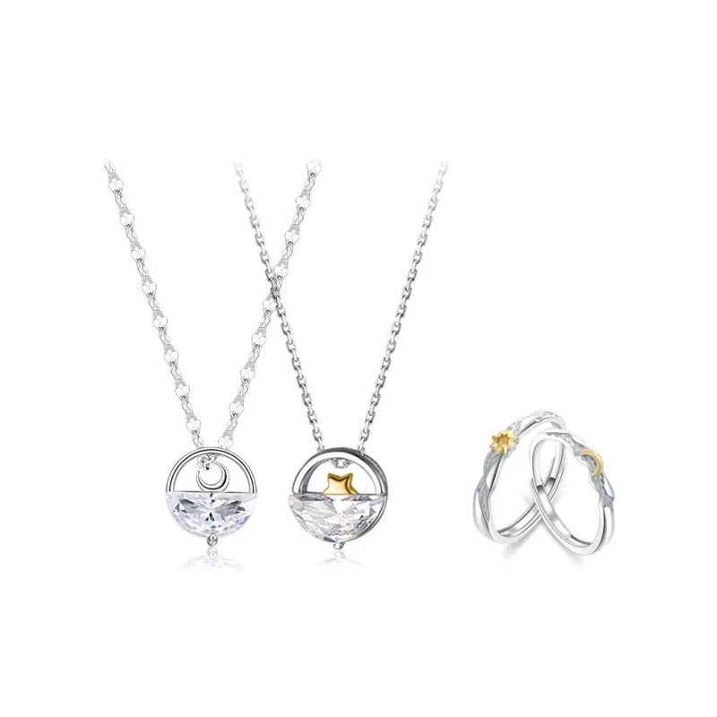 JOYDINNY S925 Silver Necklaces Unisex-6