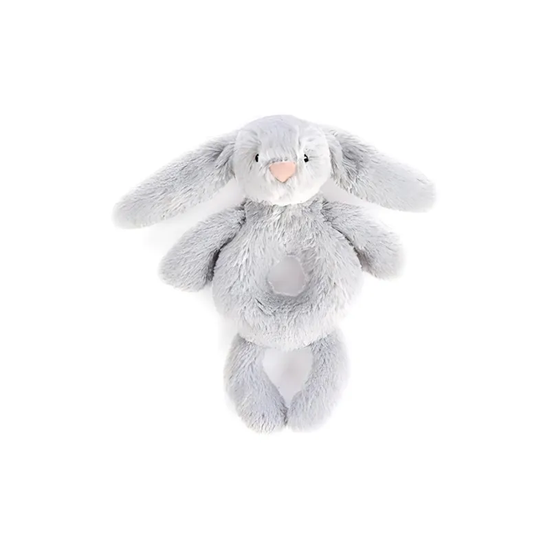 JELLYCAT Bashful Bunny Ring Rattle Stuffed Animal-0