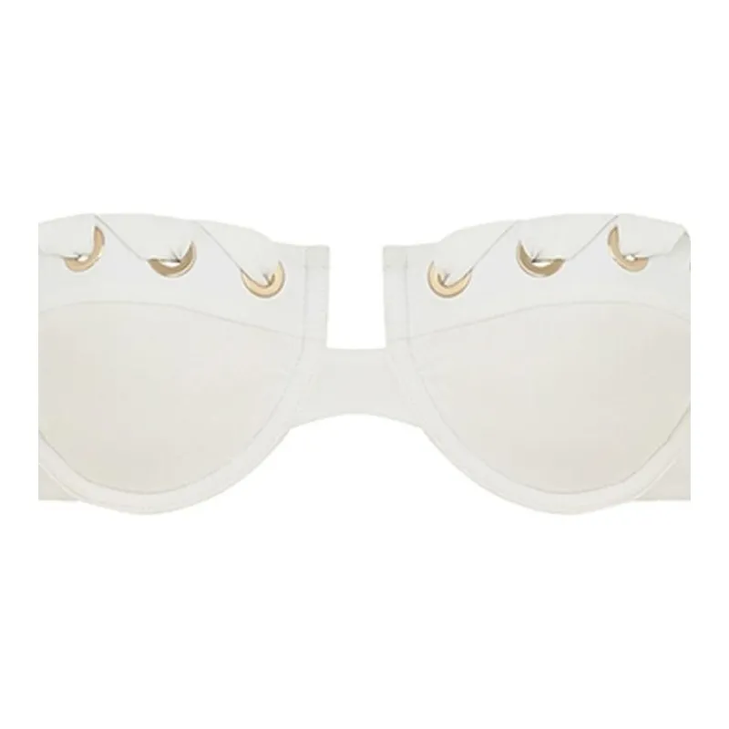 Zimmermann SS24 Bikini Women's Ivory White-1