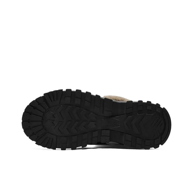Jeep Warm Water-Resistant Wear-Resistant Cushioning Short Snow Boots Men's-4